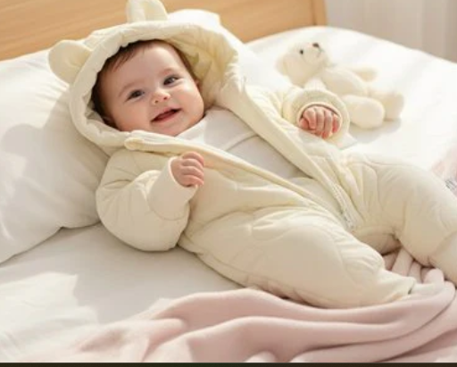 Combinaison bebe |ultra-douce beige