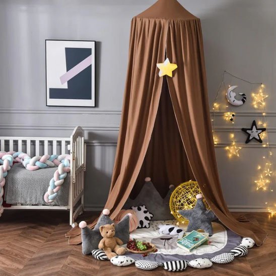 Ciel de lit bébé | Protection Douce Décorative - Ma Douce Étincelle