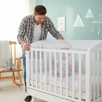 Moustiquaire lit bébé | Protection Douce - Ma Douce Étincelle