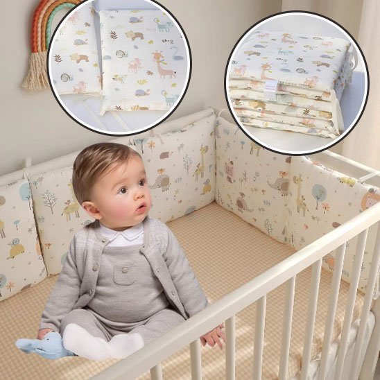 Tour de lit bébé | CozyProtect - Ma Douce Étincelle